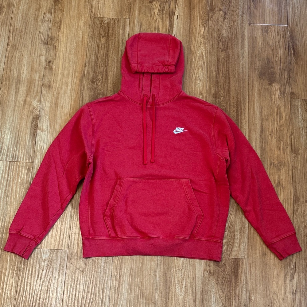 Nike Red Pullover Hoodie